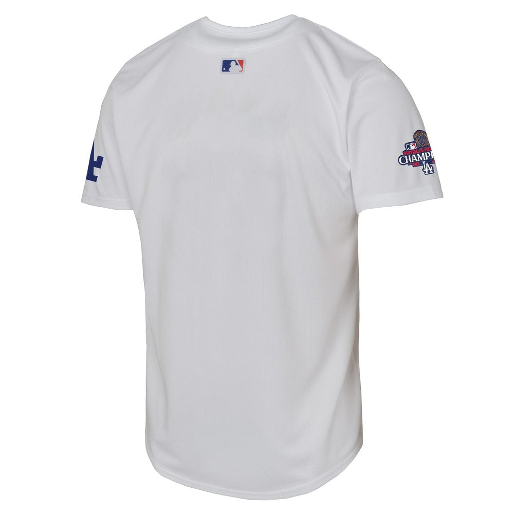 Youth Los Angeles Dodgers White 2024 World Series Champions Home Limited Jersey