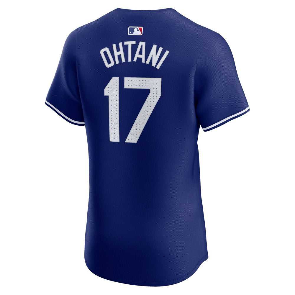 Men's Los Angeles Dodgers Shohei Ohtani Royal 2024 World Series Alternate Elite Player Jersey