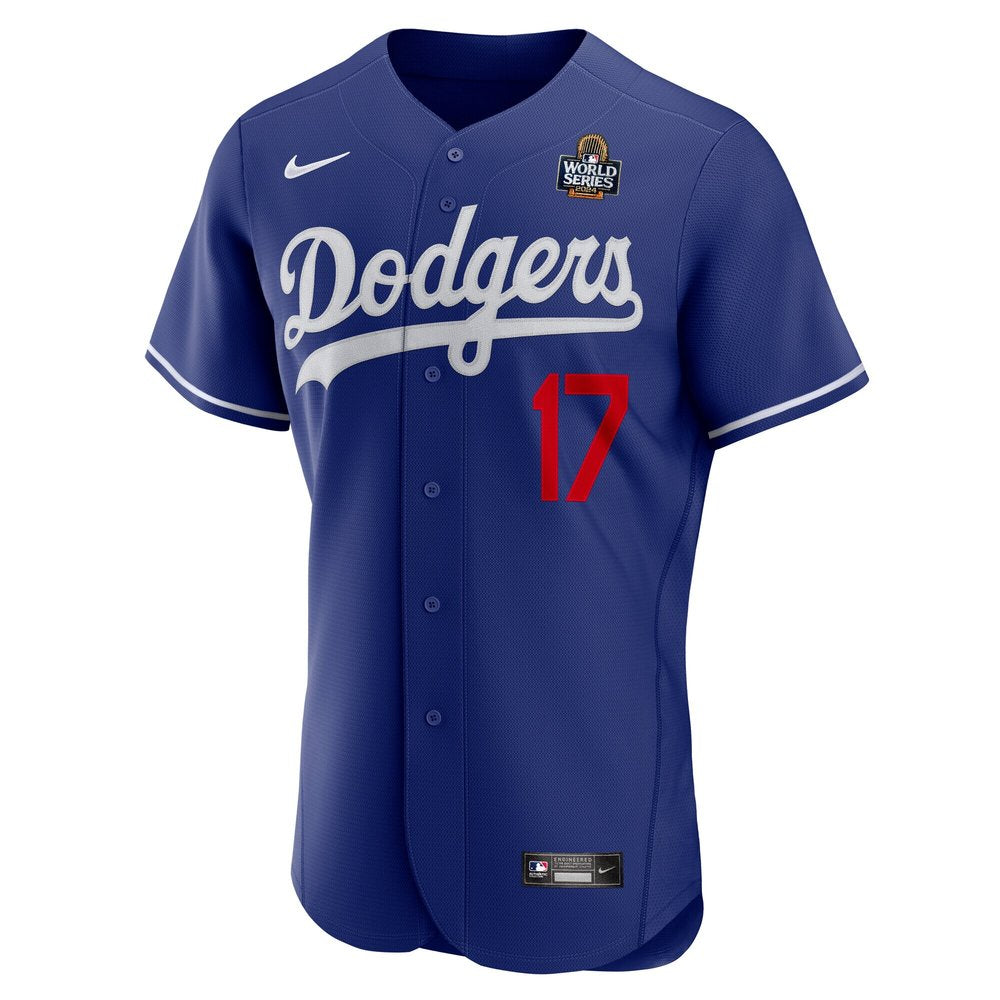Men's Los Angeles Dodgers Shohei Ohtani Royal 2024 World Series Alternate Authentic Player Jersey