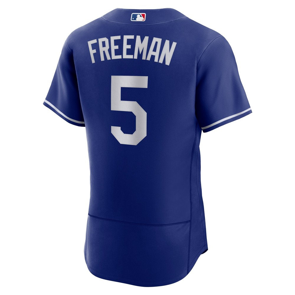 Men's Los Angeles Dodgers Freddie Freeman Royal 2024 World Series Alternate Authentic Player Jersey
