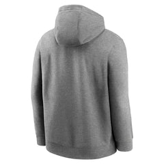 Men's Los Angeles Dodgers Heather Charcoal 2024 World Series Champions Home Plate Lockup Club Pullover Hoodie