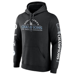 Men's Los Angeles Dodgers Black 2024 World Series Champions Hoodie