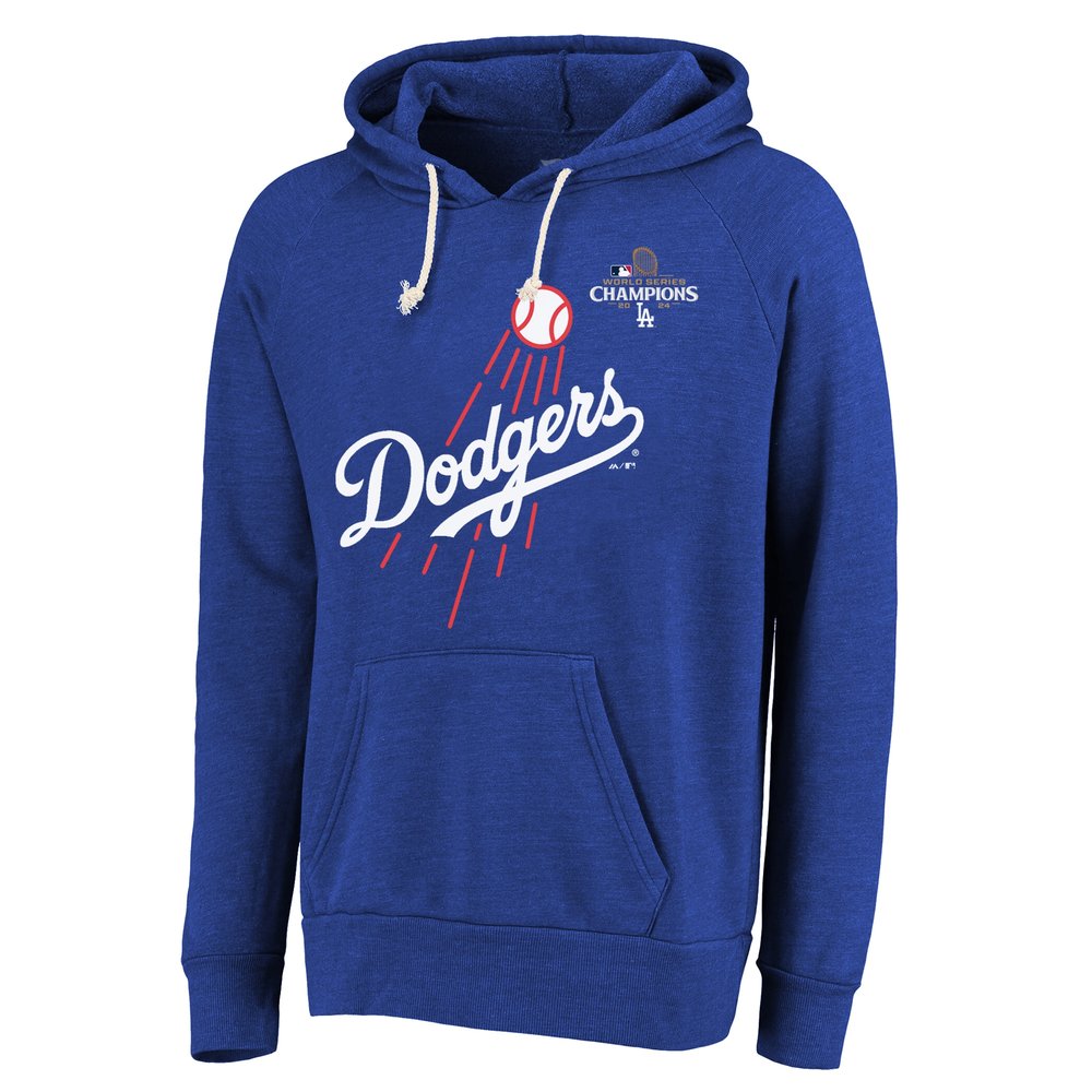 Men's Los Angeles Dodgers Shohei Ohtani Threads Royal 2024 World Series Champions Hoodie