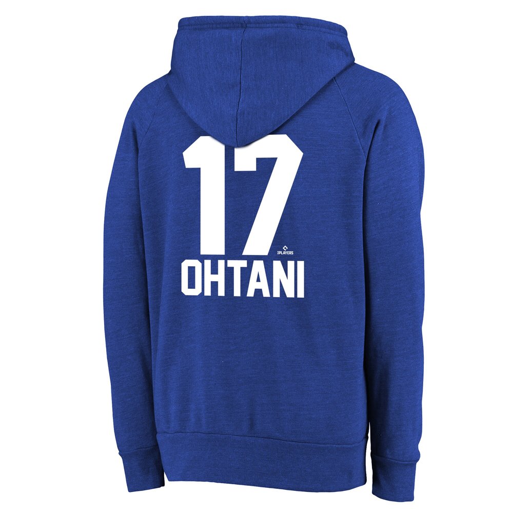 Men's Los Angeles Dodgers Shohei Ohtani Threads Royal 2024 World Series Champions Hoodie