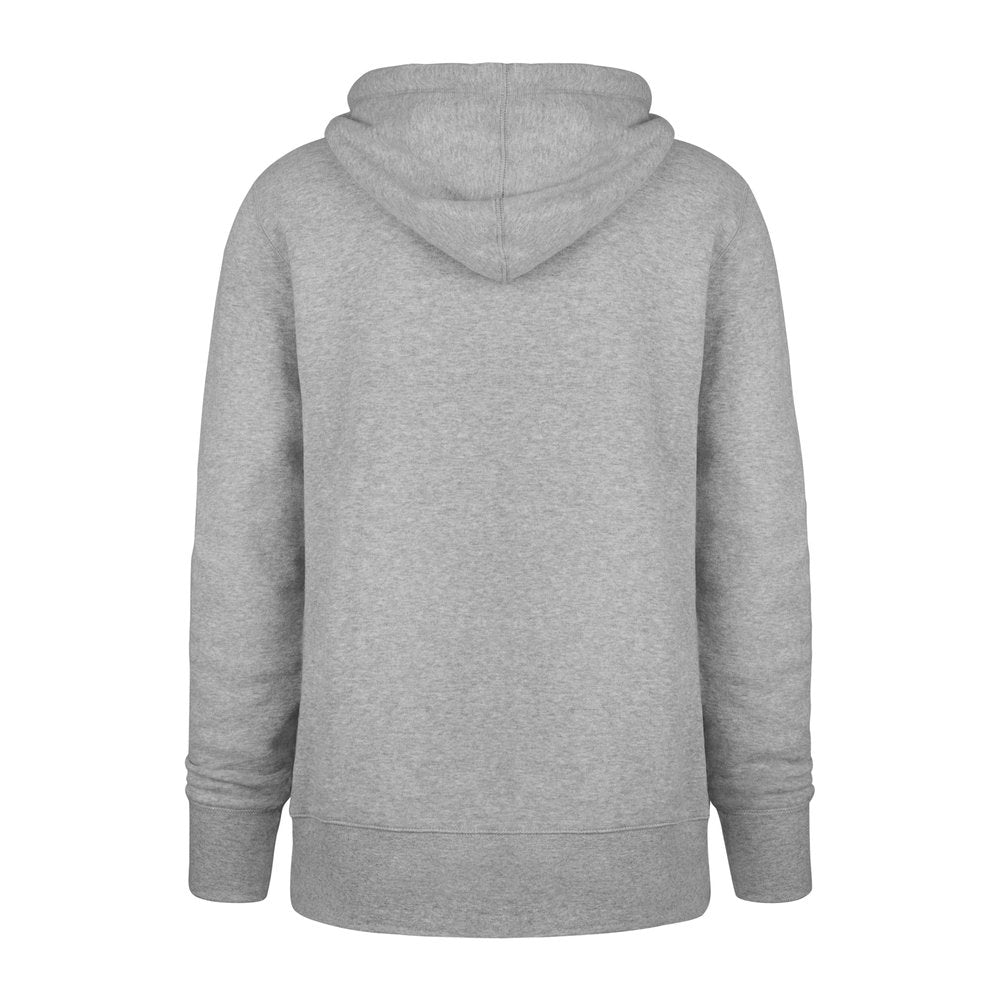 Men's Los Angeles Dodgers vs. New York Yankees '47 Gray 2024 World Series Matchup Pullover Hoodie