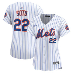 Women's New York Mets Juan Soto White Home Limited Player Jersey