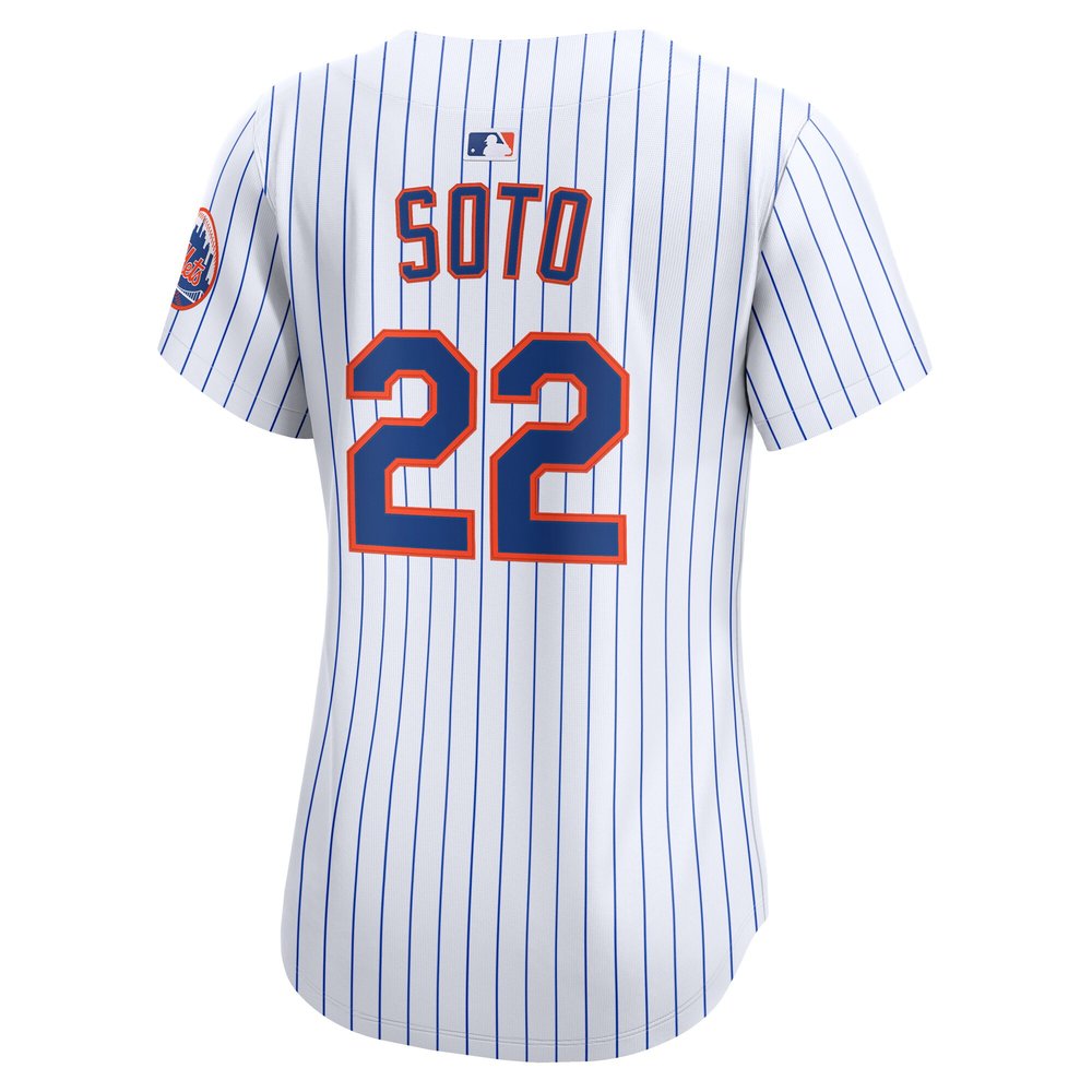 Women's New York Mets Juan Soto White Home Limited Player Jersey