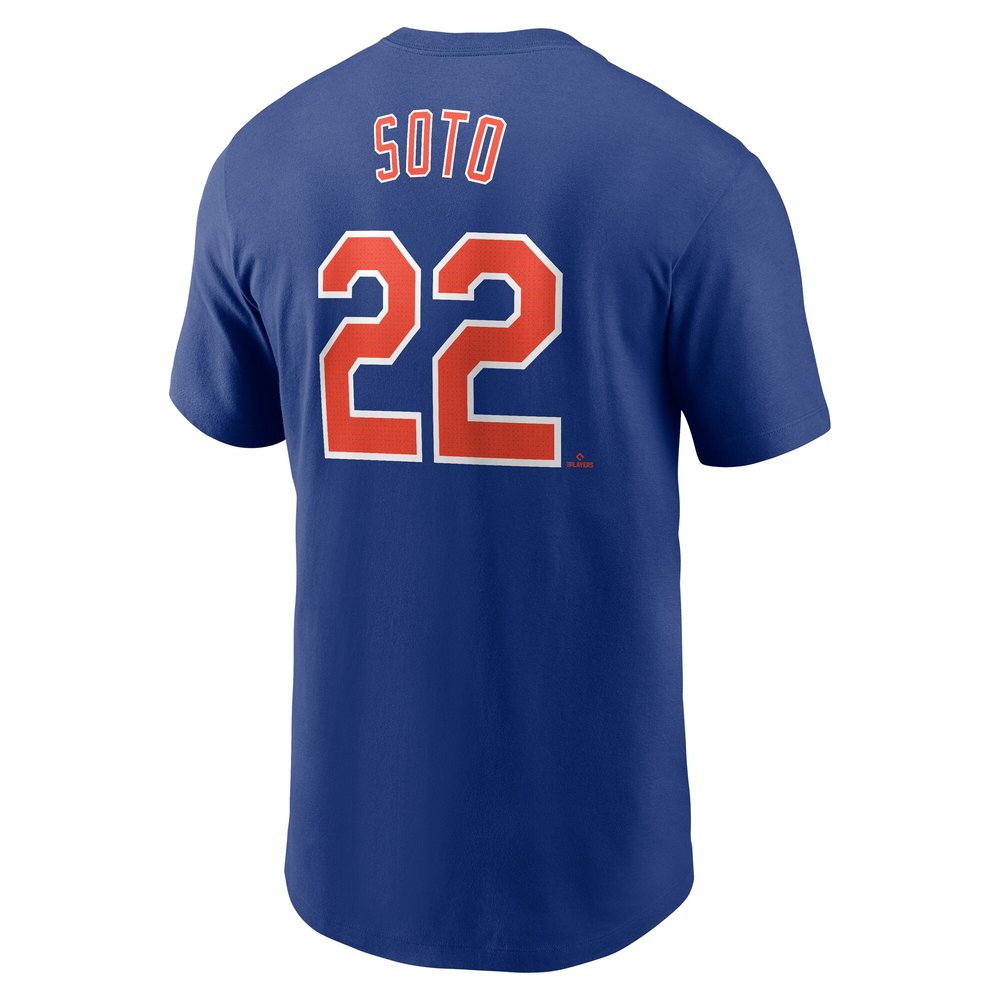 Men's New York Mets Juan Soto Royal Fuse Name & Number T-Shirt