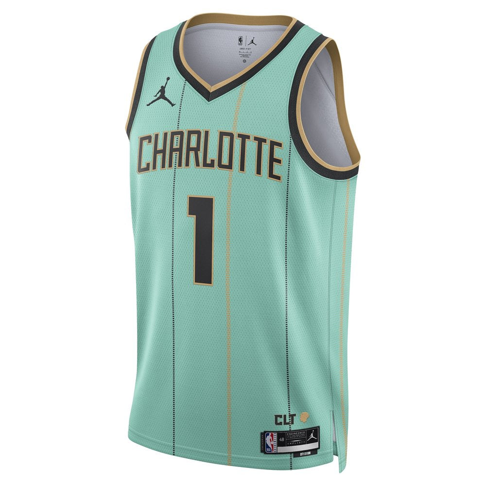 Unisex Charlotte Hornets LaMelo Ball Jordan Brand Mint 2024/25 Swingman Player Jersey - City Edition
