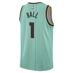 Unisex Charlotte Hornets LaMelo Ball Jordan Brand Mint 2024/25 Swingman Player Jersey - City Edition
