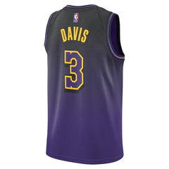 Unisex Los Angeles Lakers Anthony Davis Purple 2024/25 Swingman Player Jersey - City Edition