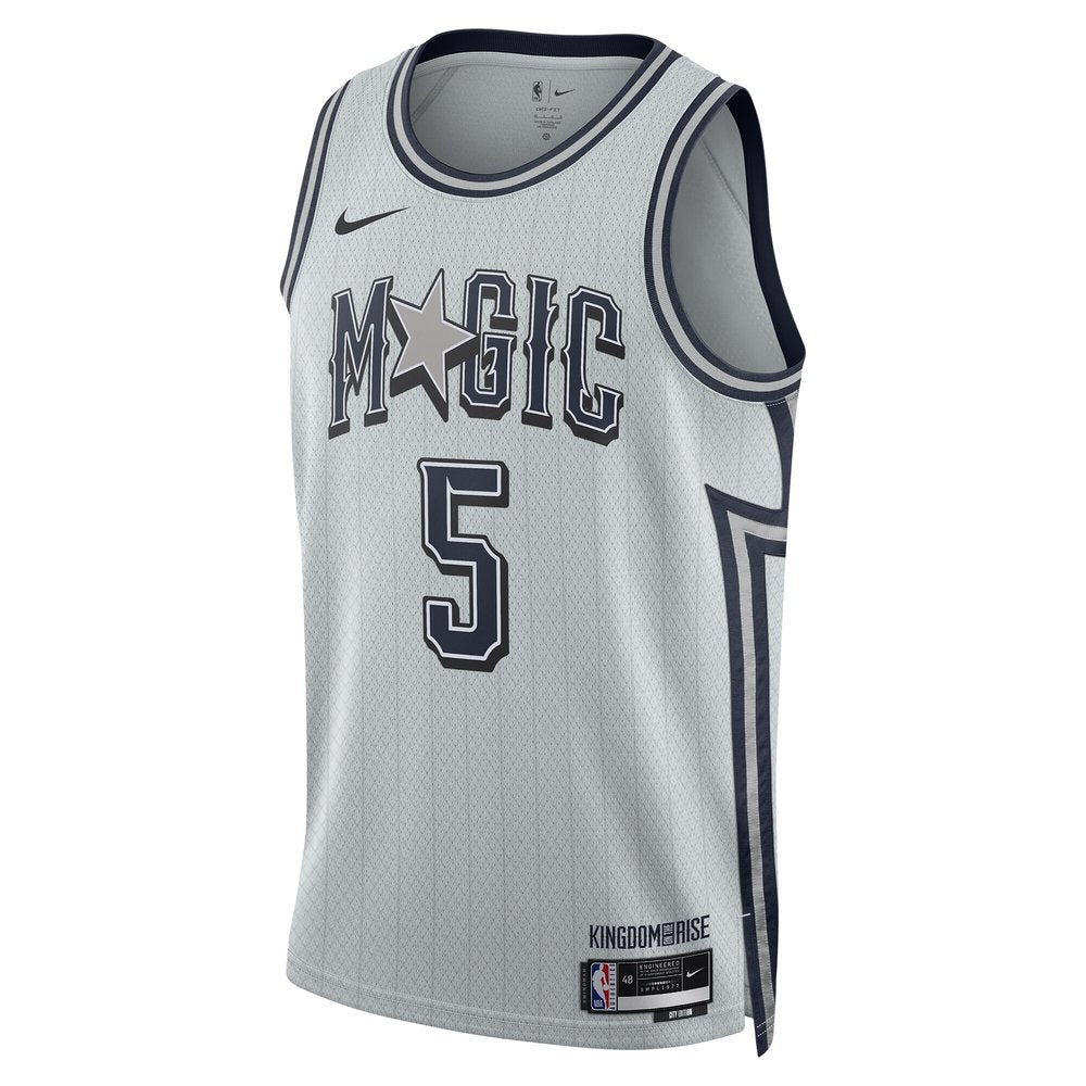 Unisex Orlando Magic Paolo Banchero Silver 2024/25 Swingman Player Jersey - City Edition