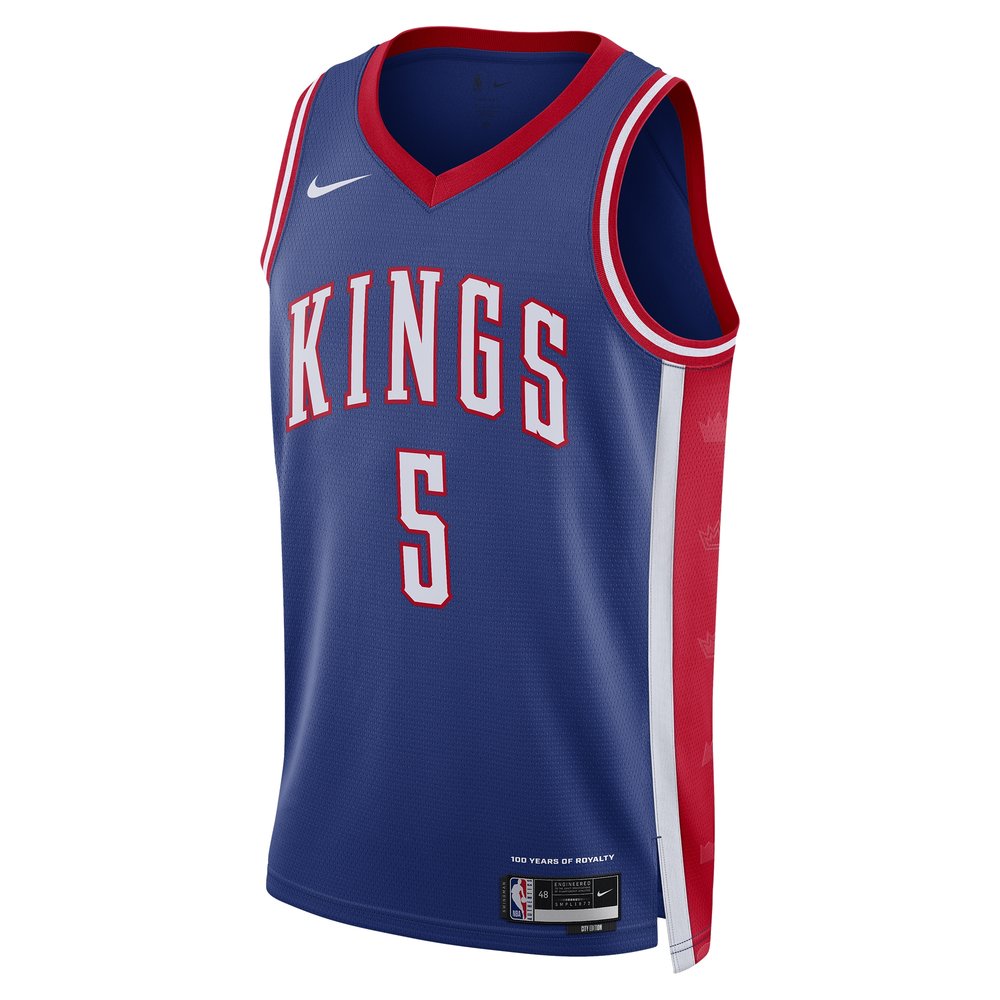 Unisex Sacramento Kings De'Aaron Fox Blue 2024/25 Swingman Player Jersey - City Edition