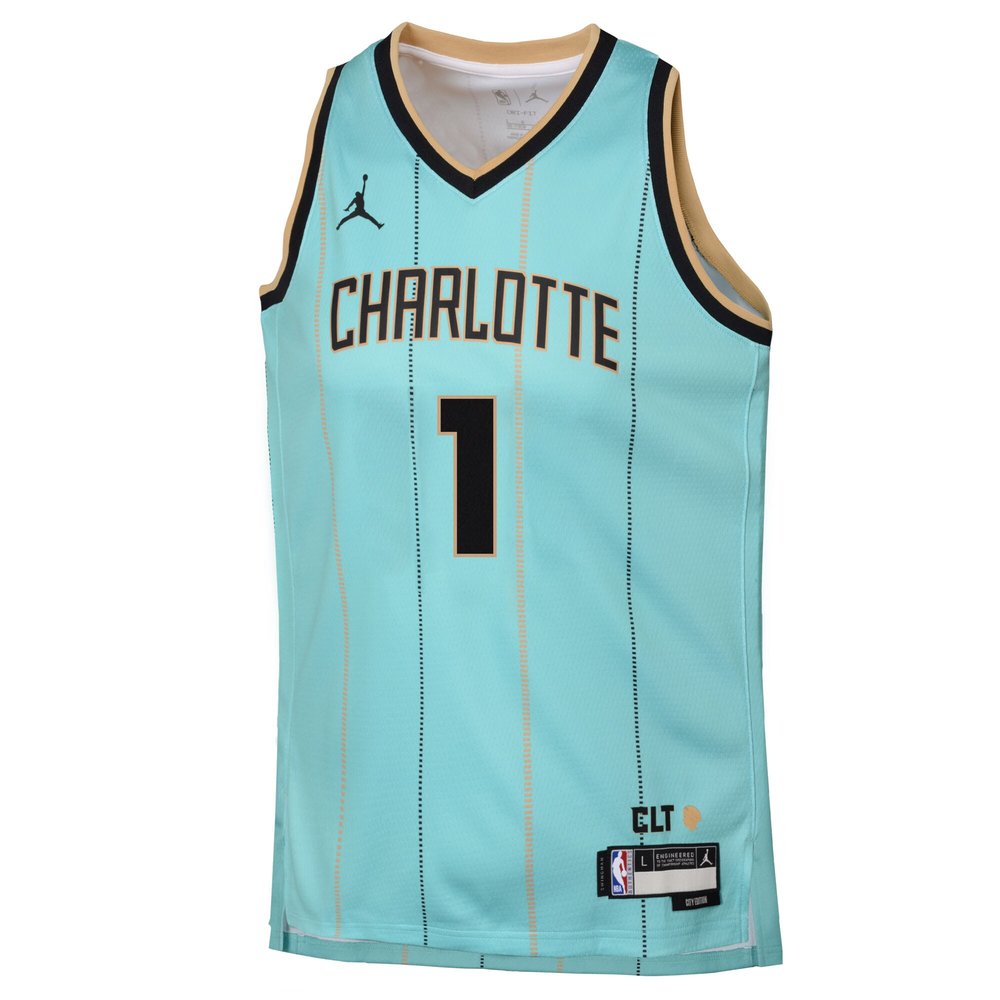 Youth Charlotte Hornets LaMelo Ball Jordan Brand Mint 2024/25 Swingman Player Jersey - City Edition