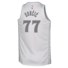 Youth Dallas Mavericks Luka Don?i? White 2024/25 Swingman Player Jersey - City Edition