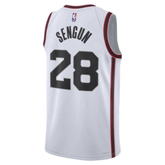Unisex Houston Rockets #28 Alperen Sengun White 2024/25 City Edition Swingman Player Jersey