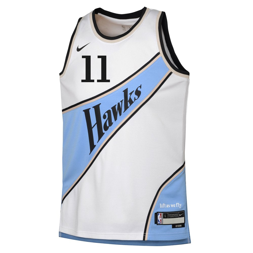 Youth Atlanta Hawks Trae Young White 2024/25 Swingman Player Jersey - City Edition