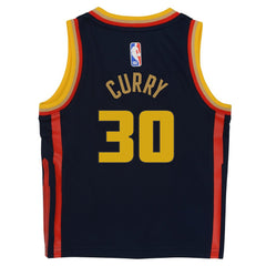 Toddler Golden State Warriors Stephen Curry Navy 2024/25 Swingman Player Jersey - City Edition