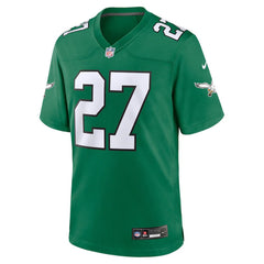 Men's Quinyon Mitchell Kelly Green Philadelphia Eagles Alternate Game Jersey 