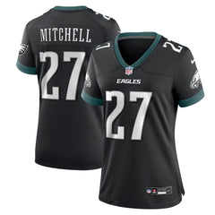 Womens Quinyon Mitchell Midnight Black Philadelphia Eagles Team Game Jersey 