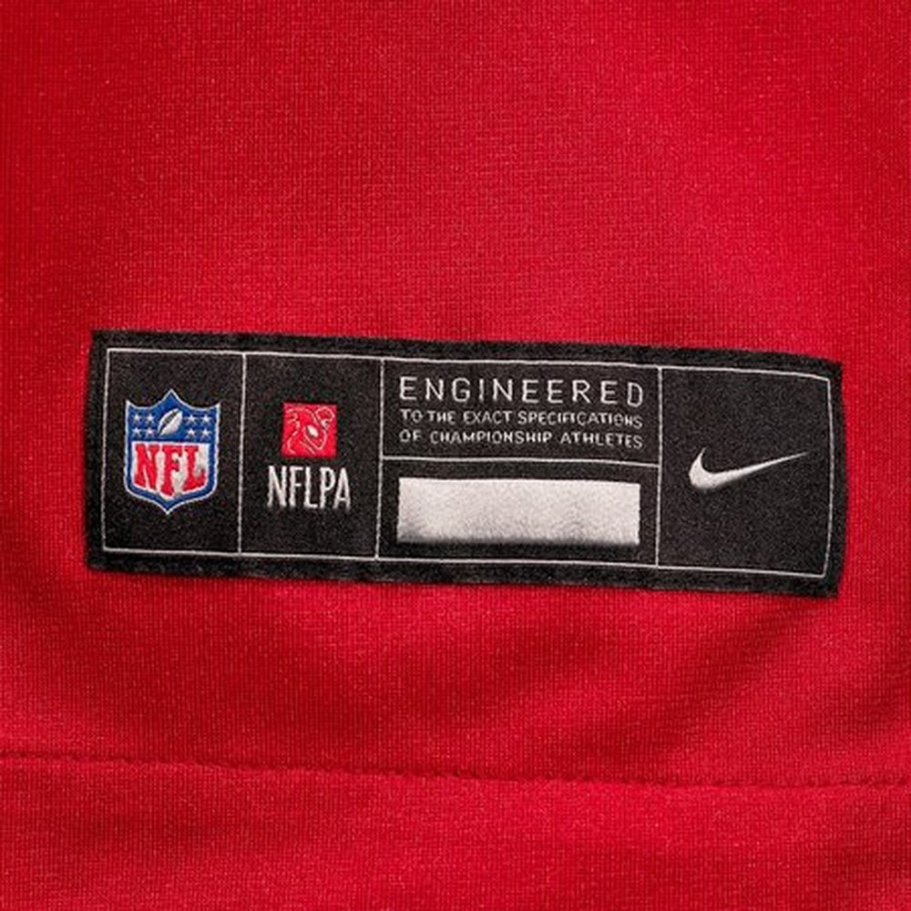 Men's Kansas City Chiefs Red Super Bowl LIX Custom Game Jersey 