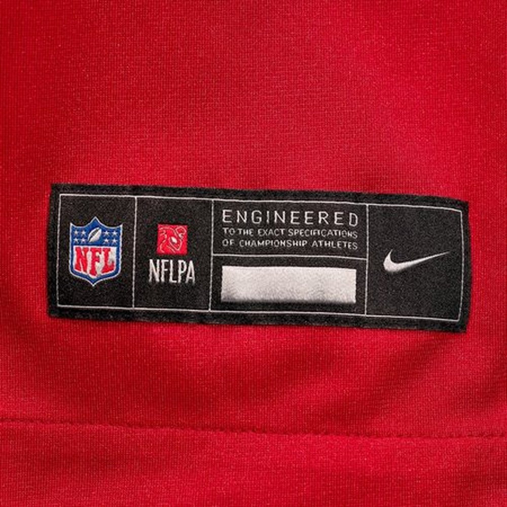 Men's Kansas City Chiefs Xavier Worthy Red Super Bowl LIX Game Jersey 