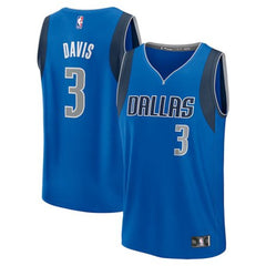 Youth Dallas Mavericks Anthony Davis  Royal Fast Break Replica Player Jersey