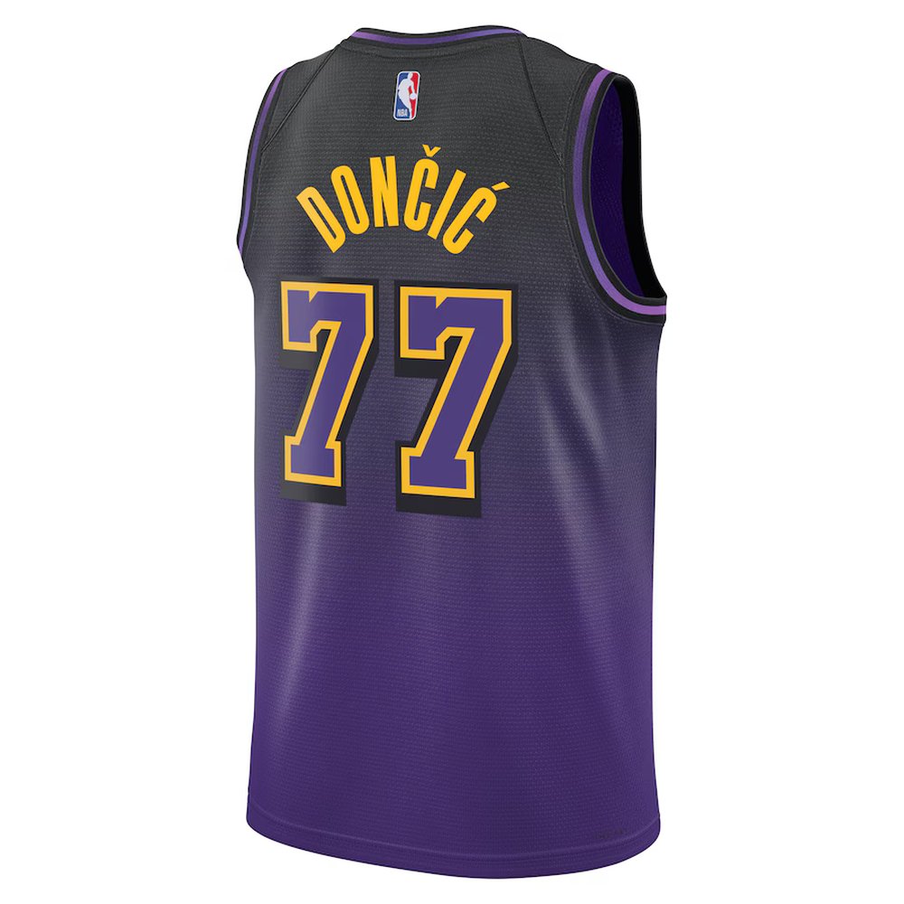 Unisex Los Angeles Lakers Luka Doncic Jordan Brand Purple Swingman Jersey - Statement Edition