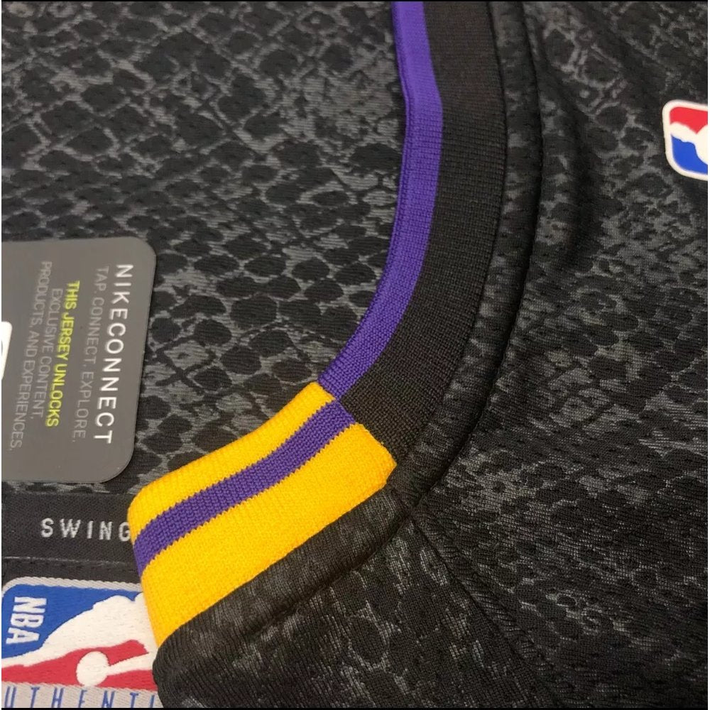 Unisex Los Angeles Lakers Luka Doncic Jordan Brand Black Swingman Jersey - Statement Edition