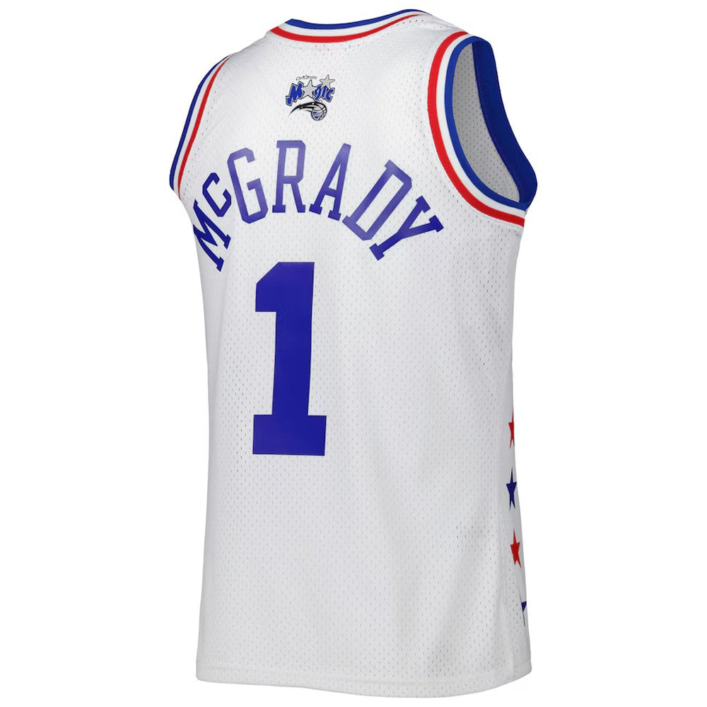 Men's Eastern Conference #1 Tracy McGrady White 2003 All Star Game Swingman Jersey