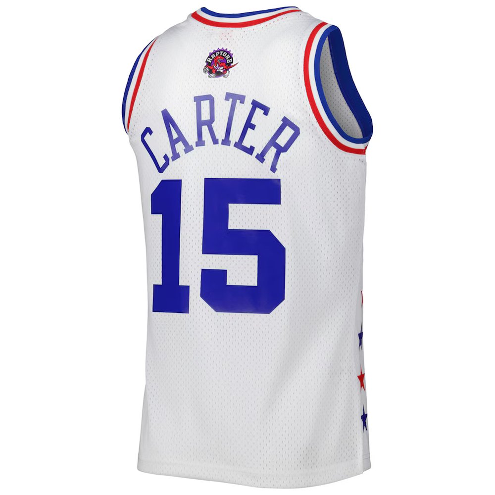Men's Eastern Conference #15 Vince Carter White 2003 All Star Game Swingman Jersey