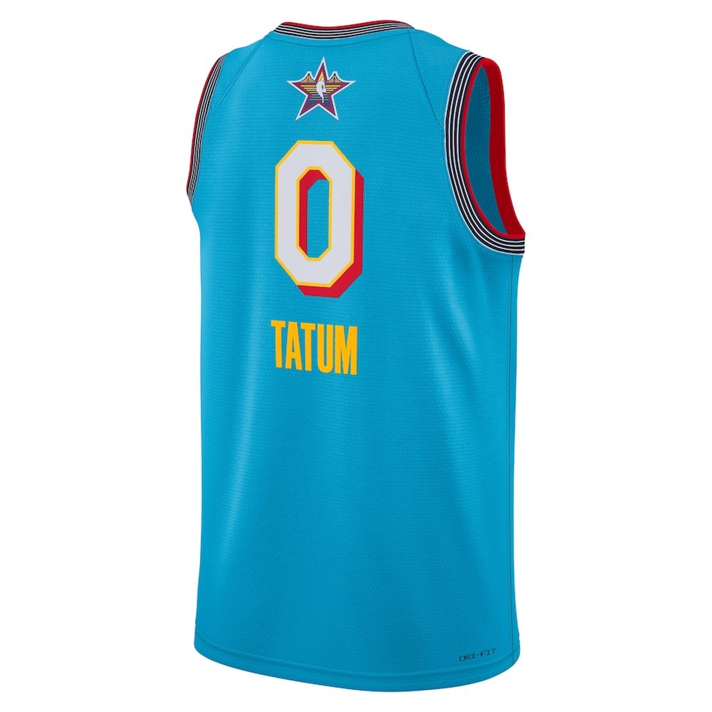 Unisex  #0 Jayson Tatum Light Blue 2025 NBA All-Star Game Swingman Player Jersey