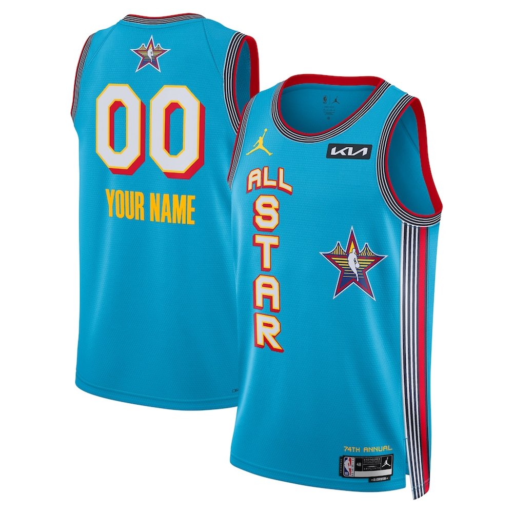 Unisex Jordan Brand  Light Blue 2025 NBA All-Star Game Swingman Custom Jersey