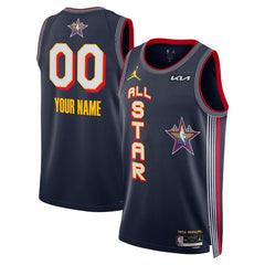 Unisex Jordan Brand  Navy 2025 NBA All-Star Game Swingman Custom Jersey