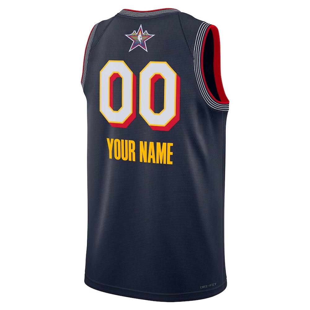 Unisex Jordan Brand  Navy 2025 NBA All-Star Game Swingman Custom Jersey
