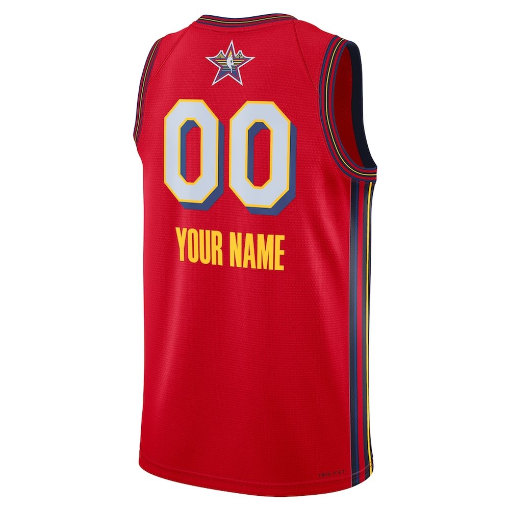 Unisex Jordan Brand  Red 2025 NBA All-Star Game Swingman Custom Jersey
