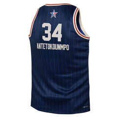 Youth #34 Giannis Antetokounmpo Jordan Brand Navy 2024 NBA All-Star Game Swingman Jersey