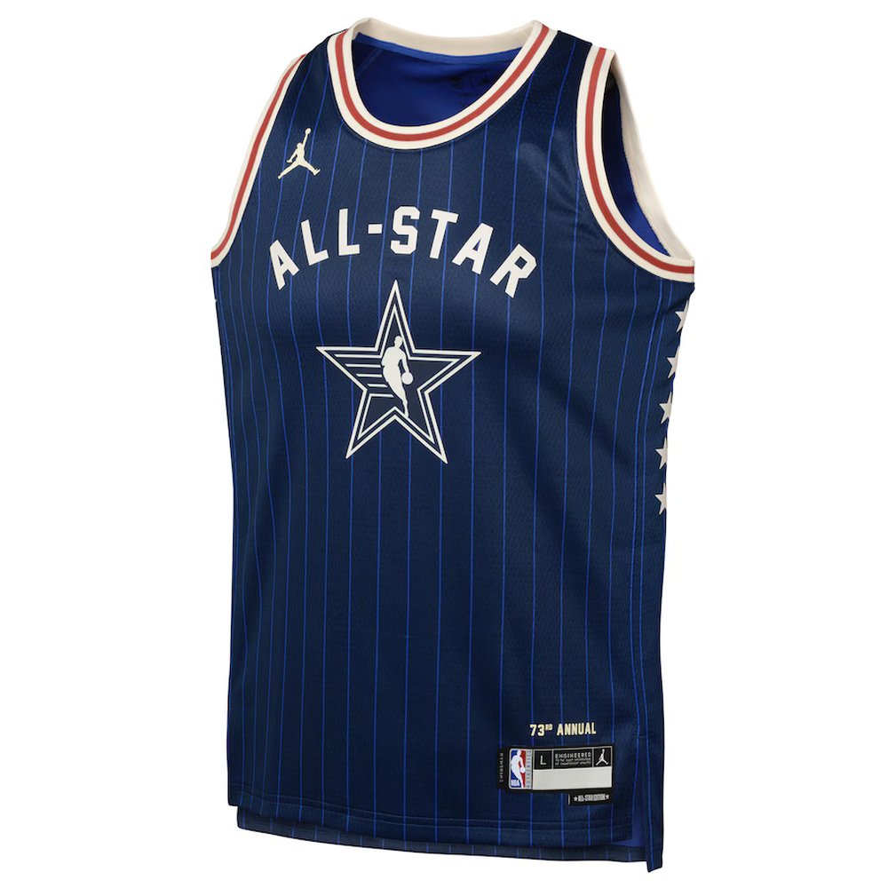 Youth #21 Joel Embiid Jordan Brand Navy 2024 NBA All-Star Game Swingman Jersey