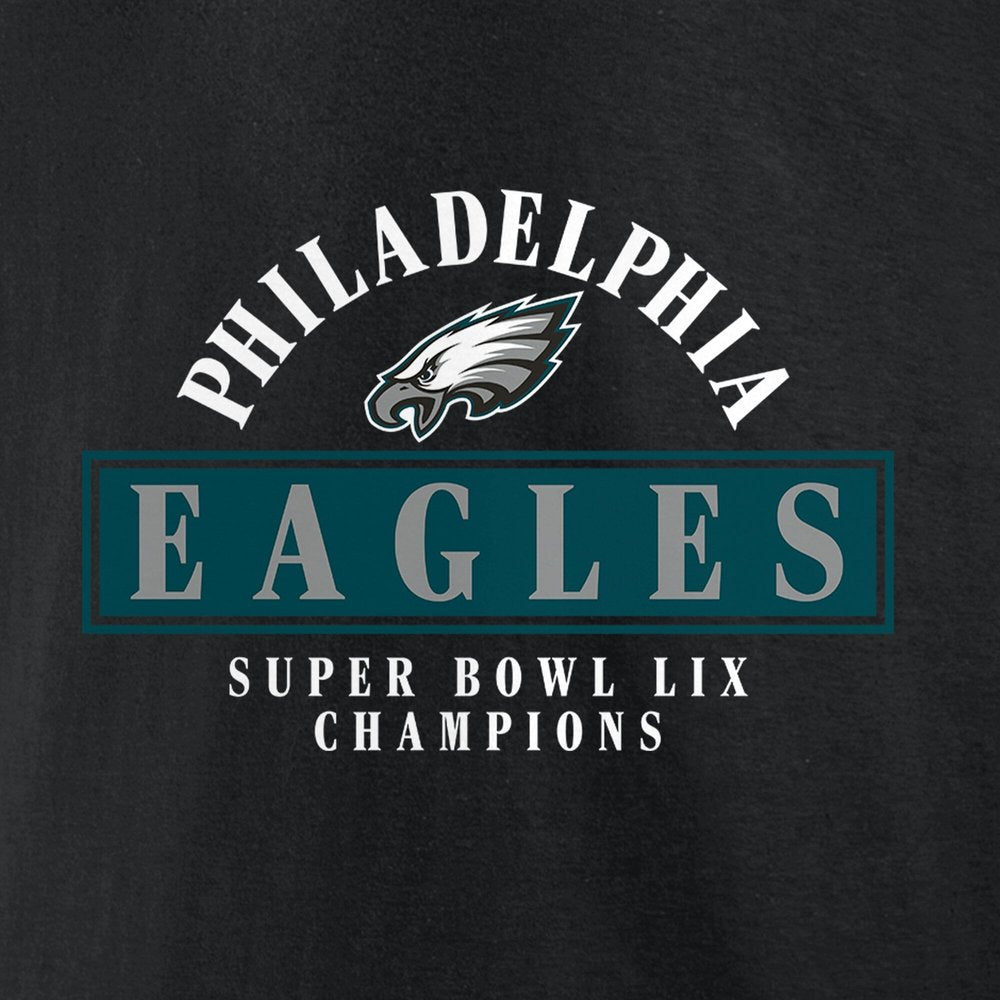 Men's Philadelphia Eagles Black Super Bowl LIX Champions Pullover Hoodie 