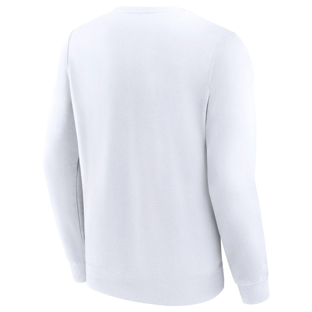 Men's Philadelphia Eagles White Super Bowl LIX Champions Iconic Victory Fleece Sweatshirt 
