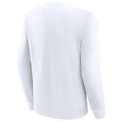 Men's Philadelphia Eagles White Super Bowl LIX Champions Iconic Victory Fleece Sweatshirt 