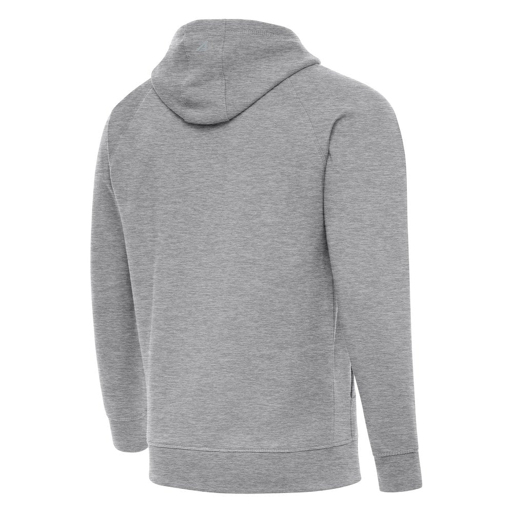 Men's Philadelphia Eagles Antigua Heather Gray Super Bowl LIX Champions Big & Tall Victory Pullover Hoodie 