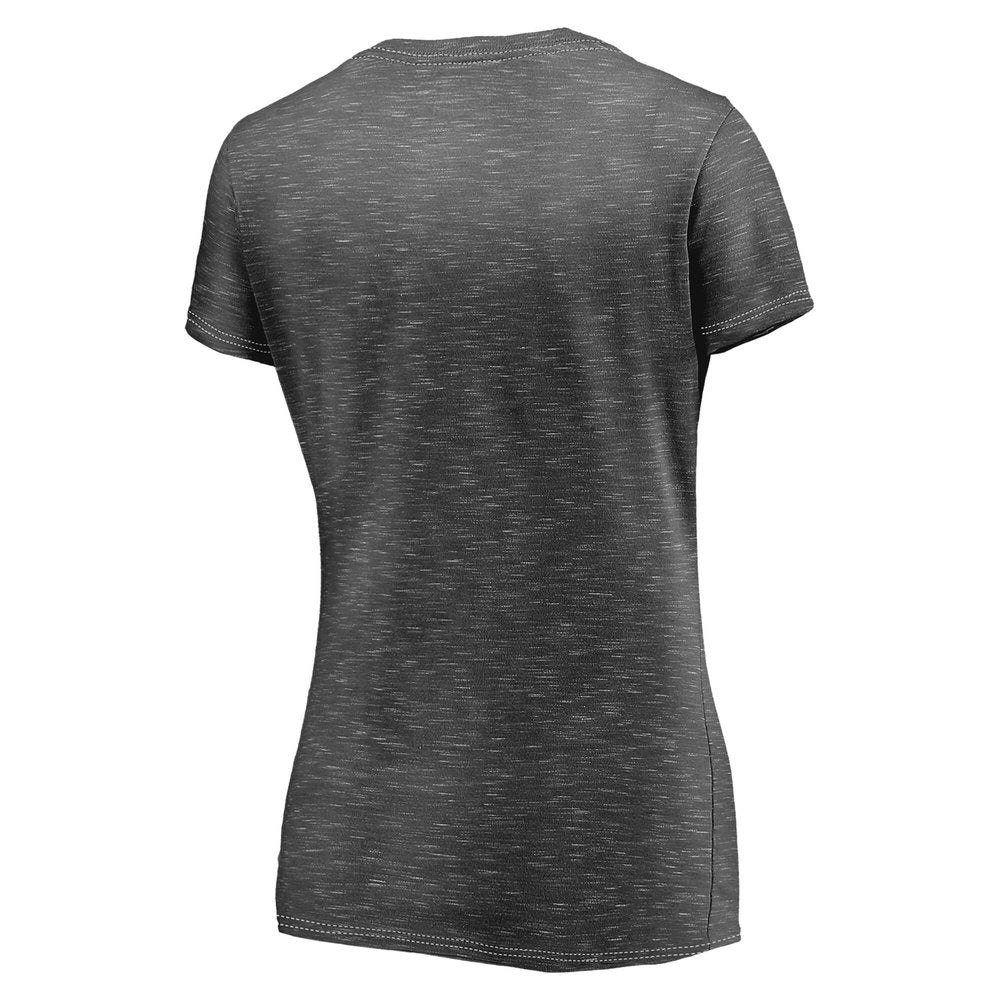 Women's Philadelphia Eagles  Graphite Super Bowl LIX Champions Own the Moment V-Neck T-Shirt 