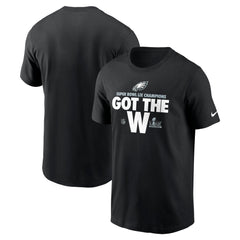 Men's Philadelphia Eagles Black Super Bowl LIX Champions Parade T-Shirt 