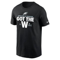 Men's Philadelphia Eagles Black Super Bowl LIX Champions Parade T-Shirt 