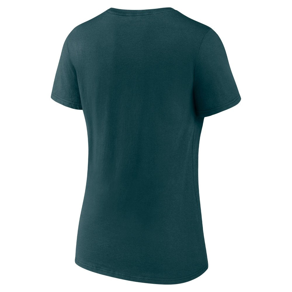 Women's Philadelphia Eagles  Midnight Green Super Bowl LIX Champions Local V-Neck T-Shirt 