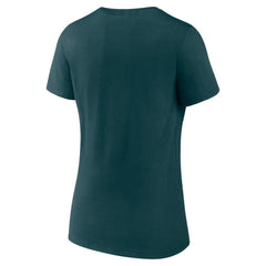 Women's Philadelphia Eagles  Midnight Green Super Bowl LIX Champions Local V-Neck T-Shirt 