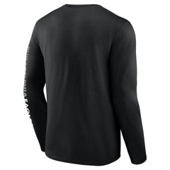Men's Philadelphia Eagles Black Super Bowl LIX Champions Big & Tall Go Birds Long Sleeve T-Shirt 