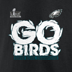 Men's Philadelphia Eagles Black Super Bowl LIX Champions Big & Tall Hometown T-Shirt 