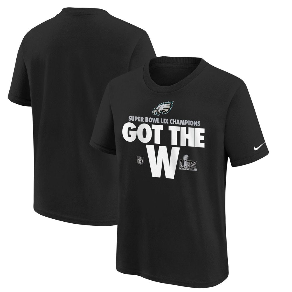 Youth Philadelphia Eagles Black Super Bowl LIX Champions Parade T-Shirt 